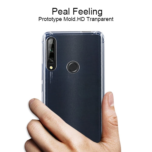 For Huawei Enjoy 10 Plus Four-Corner Shockproof Ultra-Thin Transparent TPU Case