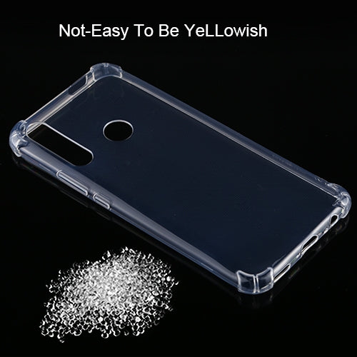 For Huawei Enjoy 10 Plus Four-Corner Shockproof Ultra-Thin Transparent TPU Case