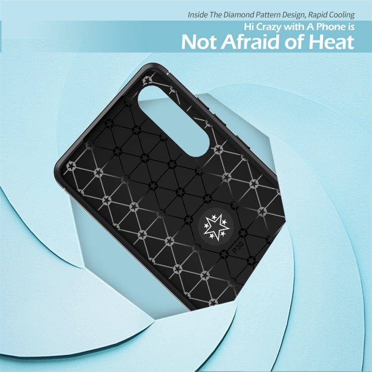 lenuo Shockproof TPU Case for Huawei P30, with Invisible Holder