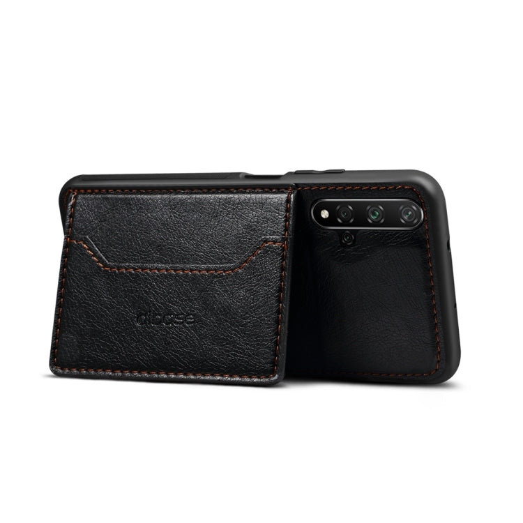 Dibase TPU + PC + PU Crazy Horse Texture Protective Case for Huawei Nova 5 / Nova 5 Pro, with Holder & Card Slots