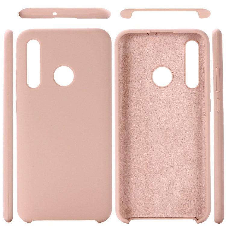 Solid Color Liquid Silicone Dropproof Protective Case for Huawei Honor 10i