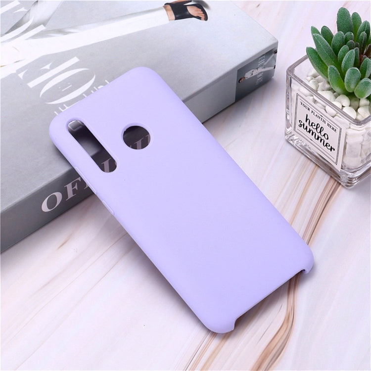 Solid Color Liquid Silicone Dropproof Protective Case for Huawei Honor 10i