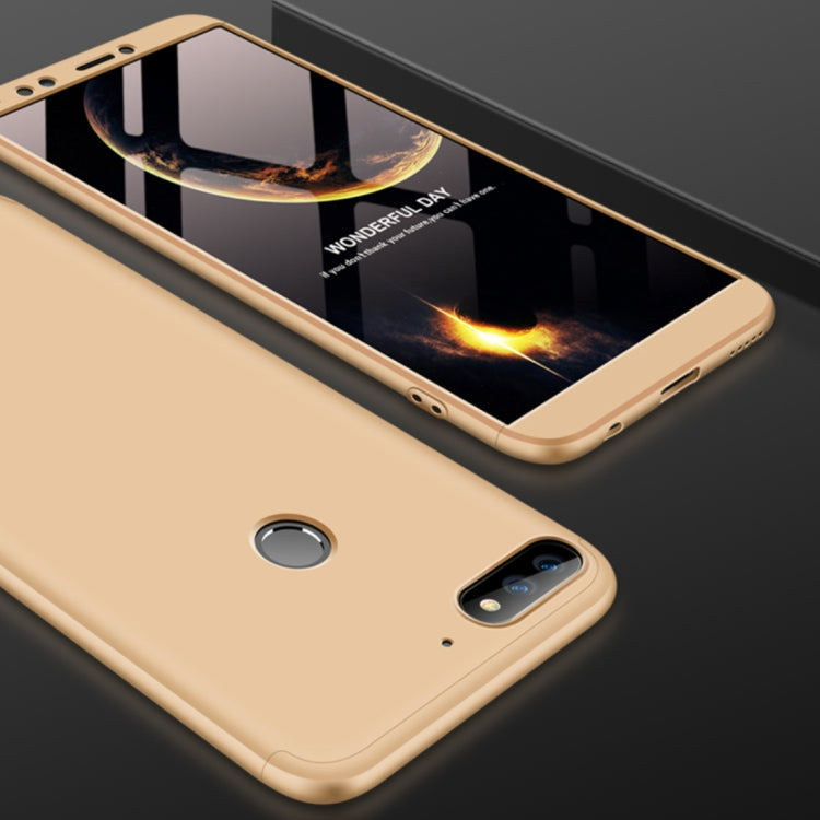 GKK for Huawei Honor Play 7C PC 360 Degrees Full Coverage Protective Case Back Cover Not Available in Russian Version