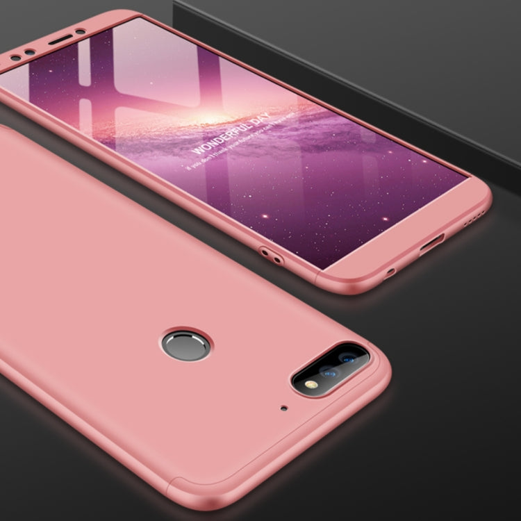 GKK for Huawei Honor Play 7C PC 360 Degrees Full Coverage Protective Case Back Cover Not Available in Russian Version