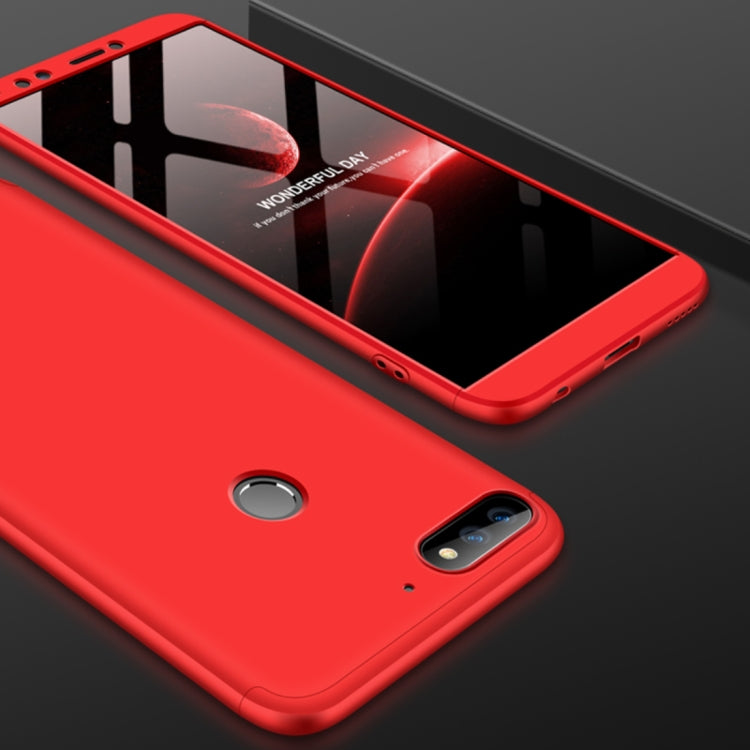 GKK for Huawei Honor Play 7C PC 360 Degrees Full Coverage Protective Case Back Cover Not Available in Russian Version