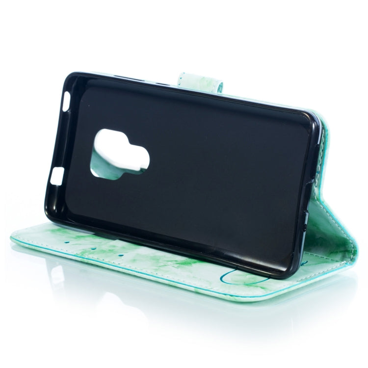 Heart + Marble Pattern Horizontal Flip Leather Case for Huawei Mate 20, with Holder & Card Slots & Wallet & Lanyard