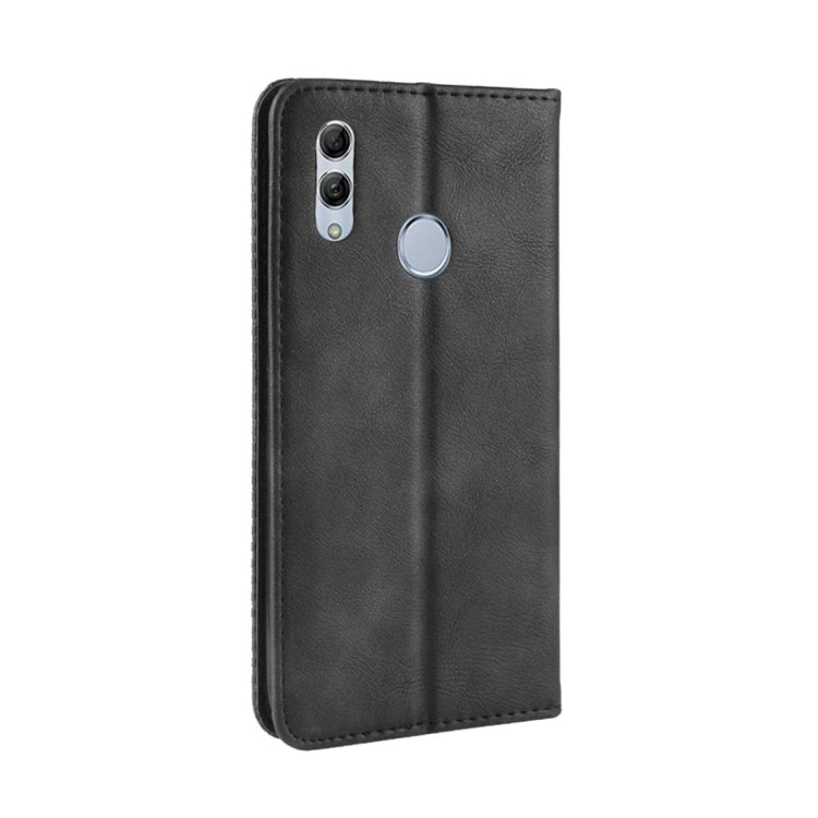Magnetic Buckle Retro Texture Horizontal Flip Leather Case for Huawei Honor 10 Lite / P Smart (2019) / Nova Lite 3, with Holder & Card Slots & Wallet