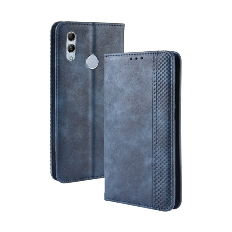 Magnetic Buckle Retro Texture Horizontal Flip Leather Case for Huawei Honor 10 Lite / P Smart (2019) / Nova Lite 3, with Holder & Card Slots & Wallet