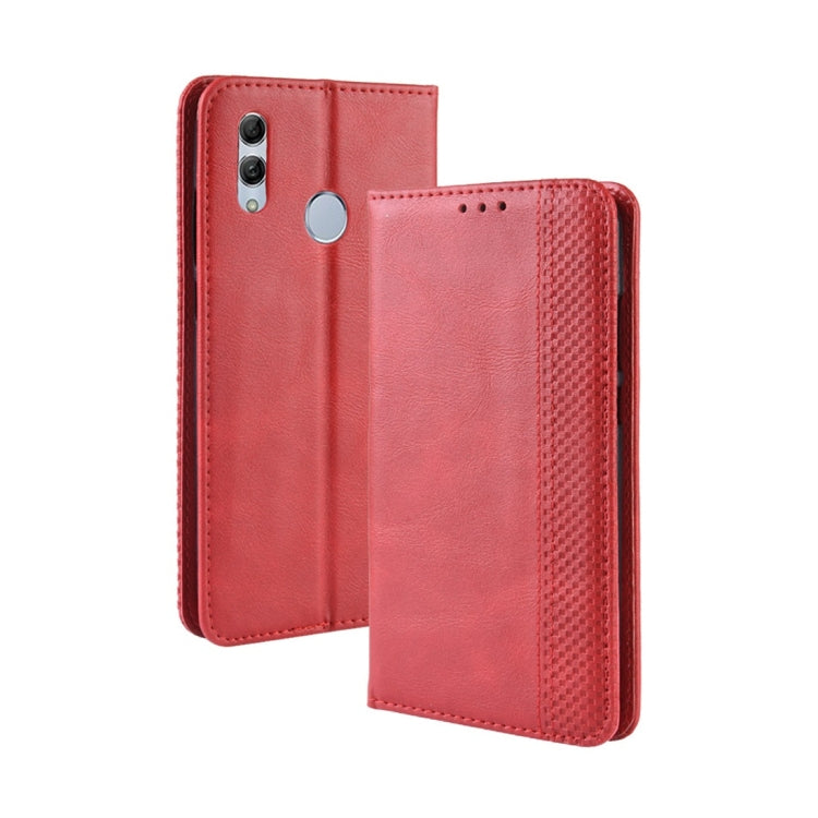 Magnetic Buckle Retro Texture Horizontal Flip Leather Case for Huawei Honor 10 Lite / P Smart (2019) / Nova Lite 3, with Holder & Card Slots & Wallet