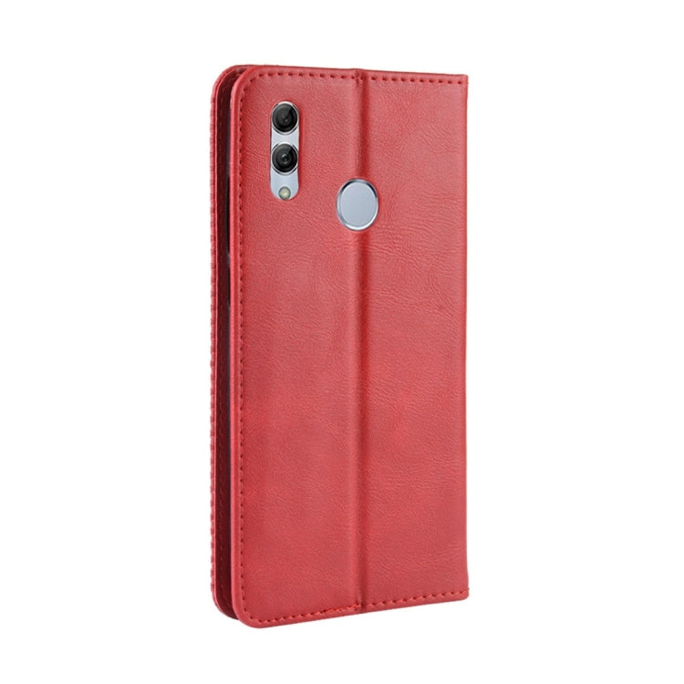 Magnetic Buckle Retro Texture Horizontal Flip Leather Case for Huawei Honor 10 Lite / P Smart (2019) / Nova Lite 3, with Holder & Card Slots & Wallet