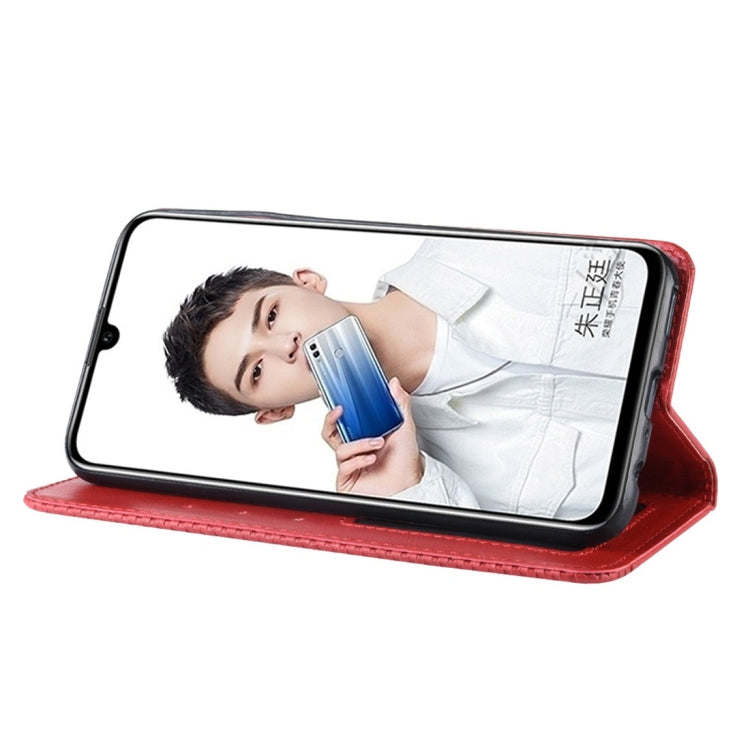 Magnetic Buckle Retro Texture Horizontal Flip Leather Case for Huawei Honor 10 Lite / P Smart (2019) / Nova Lite 3, with Holder & Card Slots & Wallet