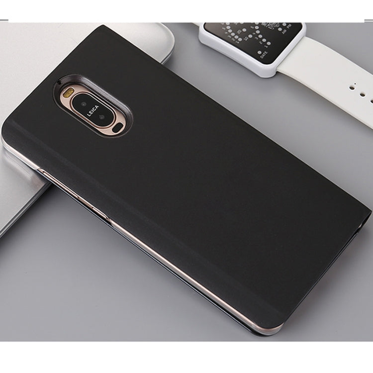 For Huawei  Mate 9 Pro Electroplating PC + PU Horizontal Flip Protective Case with Stand Holder & Sleep / Wake-up Function