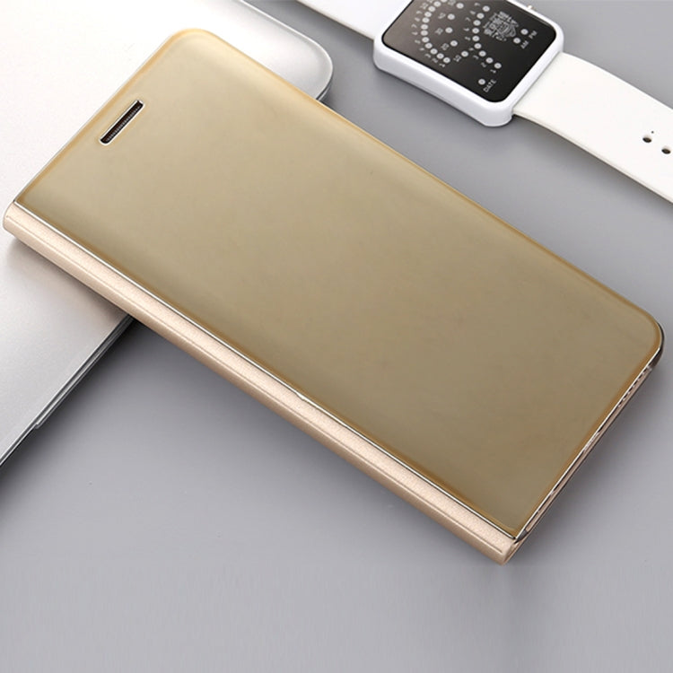 For Huawei  Mate 9 Pro Electroplating PC + PU Horizontal Flip Protective Case with Stand Holder & Sleep / Wake-up Function