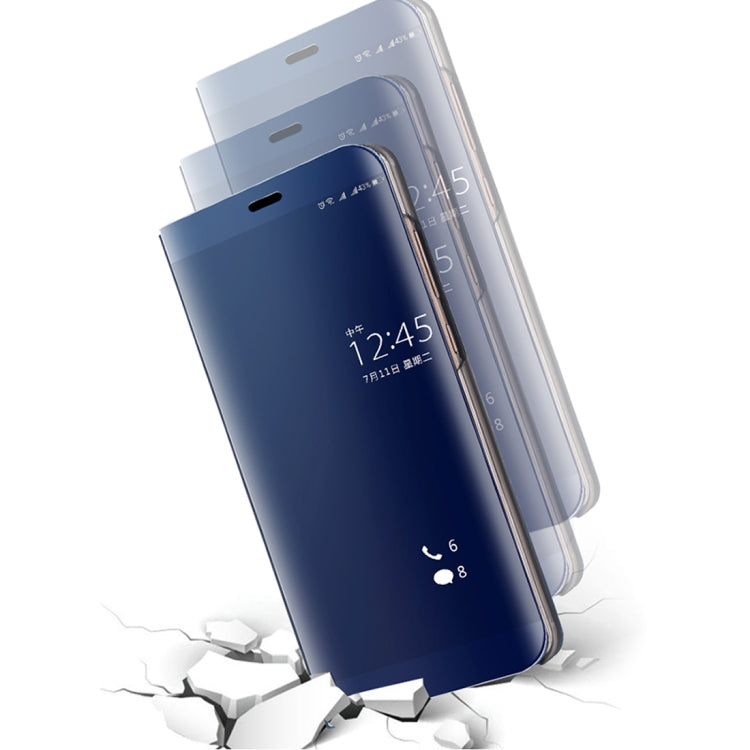 For Huawei  Mate 9 Pro Electroplating PC + PU Horizontal Flip Protective Case with Stand Holder & Sleep / Wake-up Function