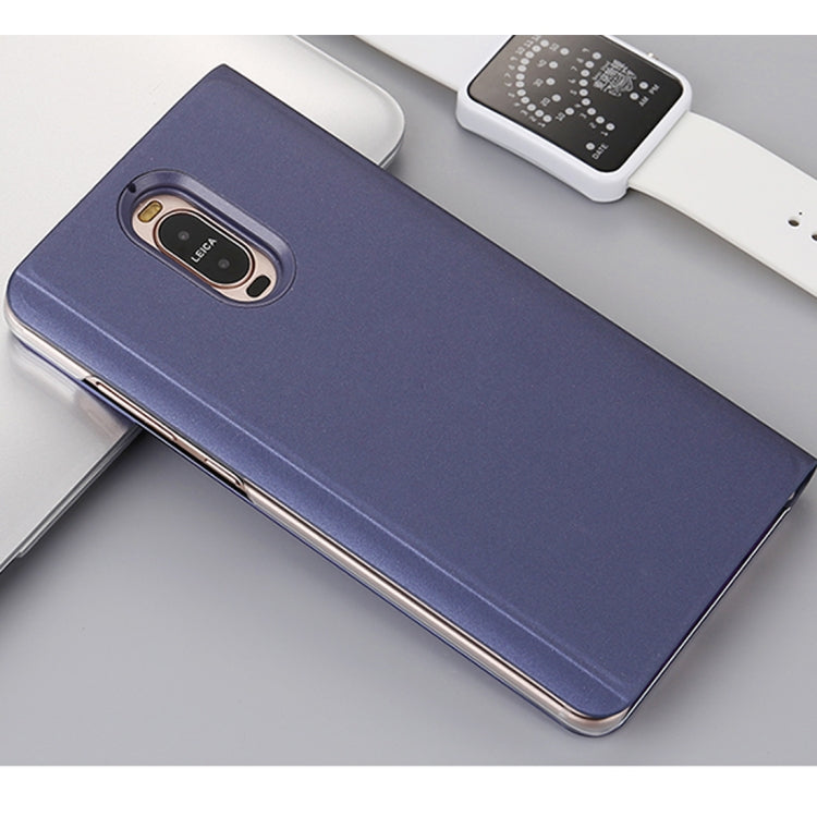 For Huawei  Mate 9 Pro Electroplating PC + PU Horizontal Flip Protective Case with Stand Holder & Sleep / Wake-up Function