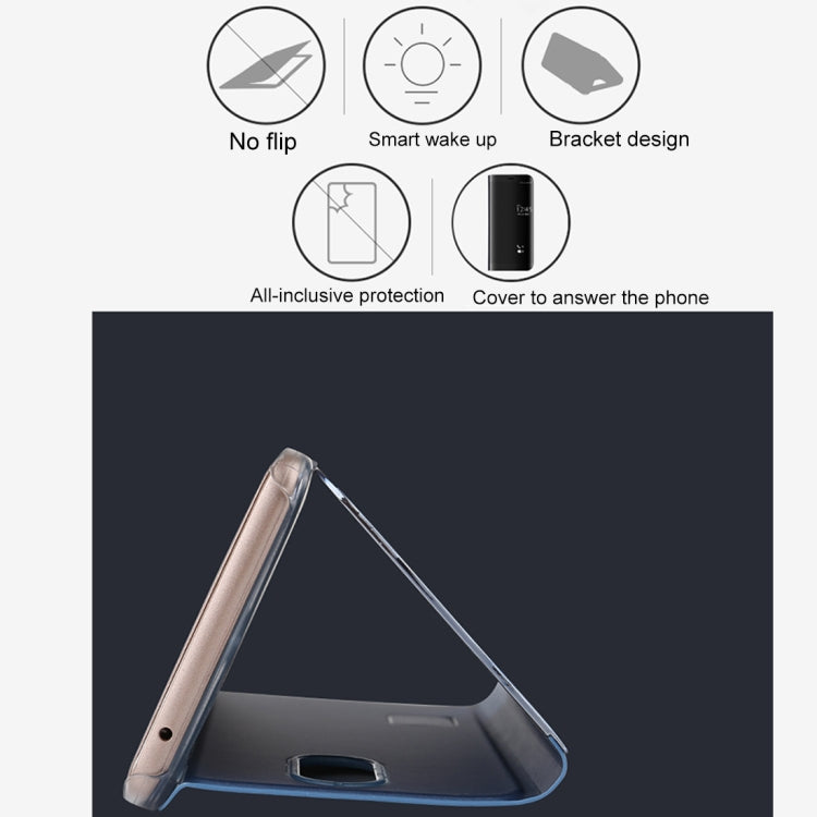 For Huawei  Mate 9 Pro Electroplating PC + PU Horizontal Flip Protective Case with Stand Holder & Sleep / Wake-up Function