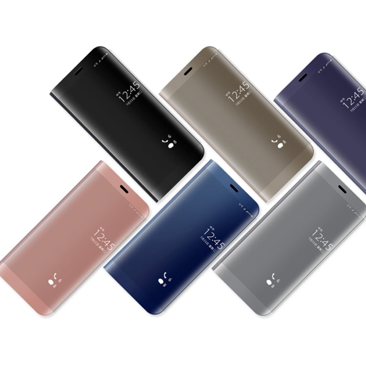 For Huawei  Mate 9 Pro Electroplating PC + PU Horizontal Flip Protective Case with Stand Holder & Sleep / Wake-up Function