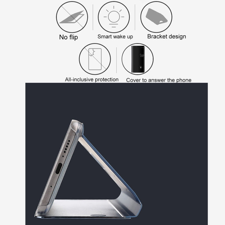 For Huawei  Mate 10 Pro Electroplating PC + PU Horizontal Flip Protective Case with Stand Holder & Sleep / Wake-up Function