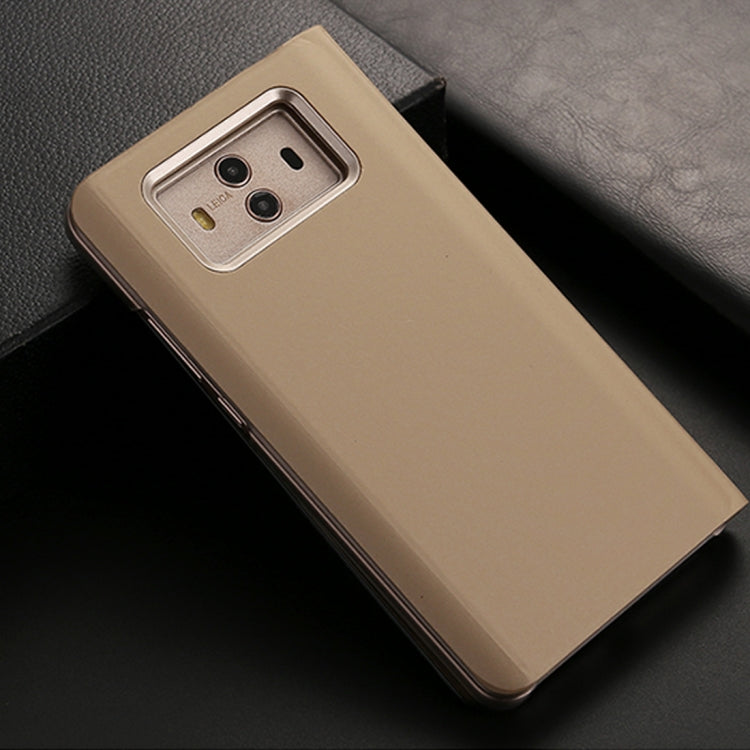 For Huawei  Mate 10 Electroplating PC + PU Horizontal Flip Protective Case with Stand Holder & Sleep / Wake-up Function