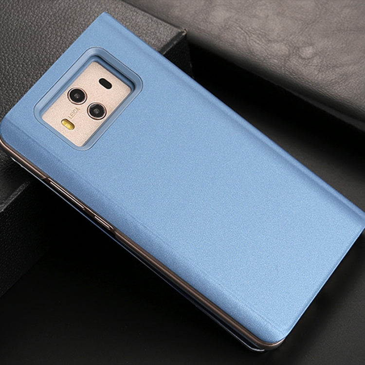 For Huawei  Mate 10 Electroplating PC + PU Horizontal Flip Protective Case with Stand Holder & Sleep / Wake-up Function