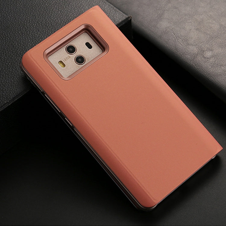 For Huawei  Mate 10 Electroplating PC + PU Horizontal Flip Protective Case with Stand Holder & Sleep / Wake-up Function