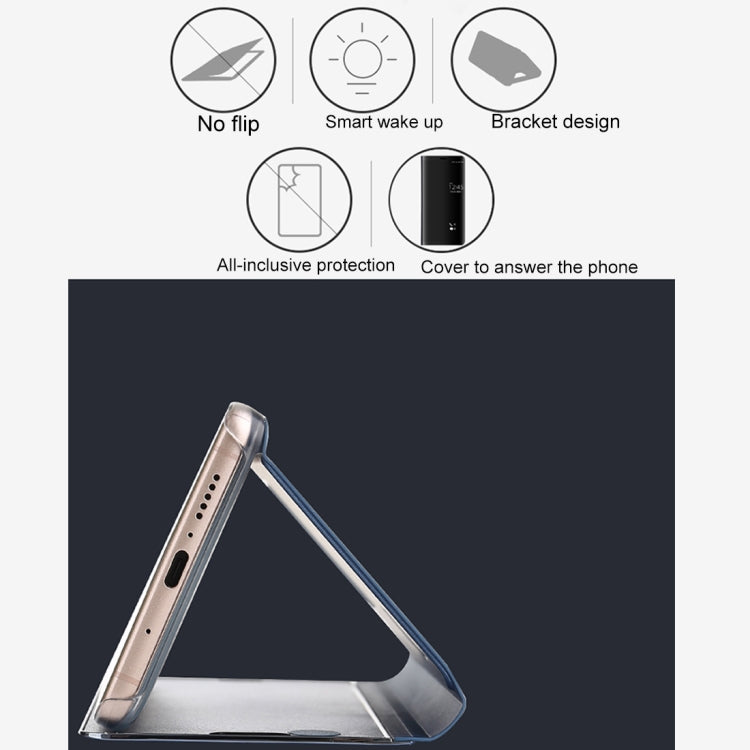 For Huawei  Mate 10 Electroplating PC + PU Horizontal Flip Protective Case with Stand Holder & Sleep / Wake-up Function