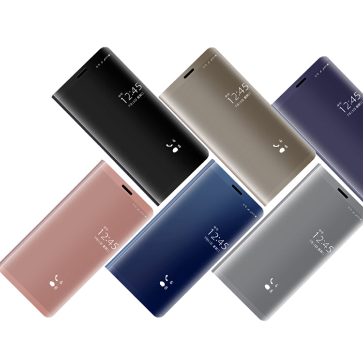 For Huawei  Mate 10 Electroplating PC + PU Horizontal Flip Protective Case with Stand Holder & Sleep / Wake-up Function