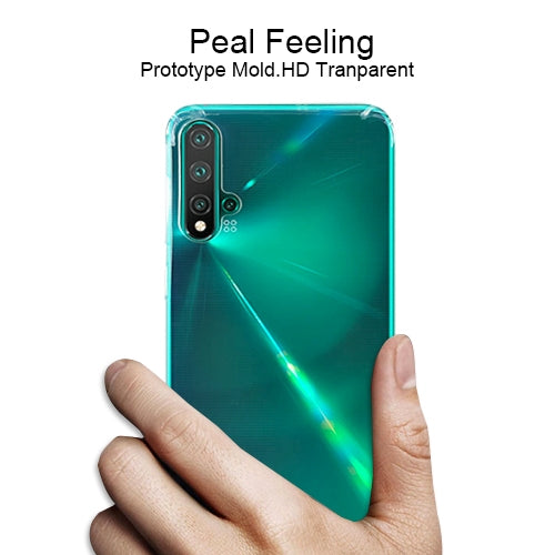For Huawei nova 5 Four-Corner Shockproof Ultra-Thin Transparent TPU Case
