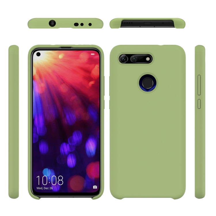 Solid Color Liquid Silicone Dropproof Protective Case for Huawei Honor View 20