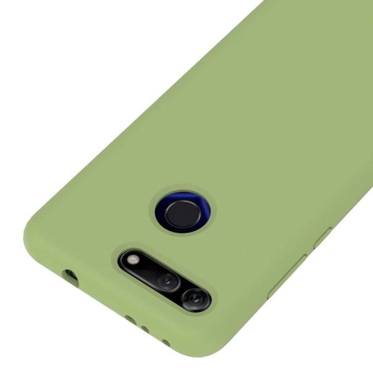 Solid Color Liquid Silicone Dropproof Protective Case for Huawei Honor View 20