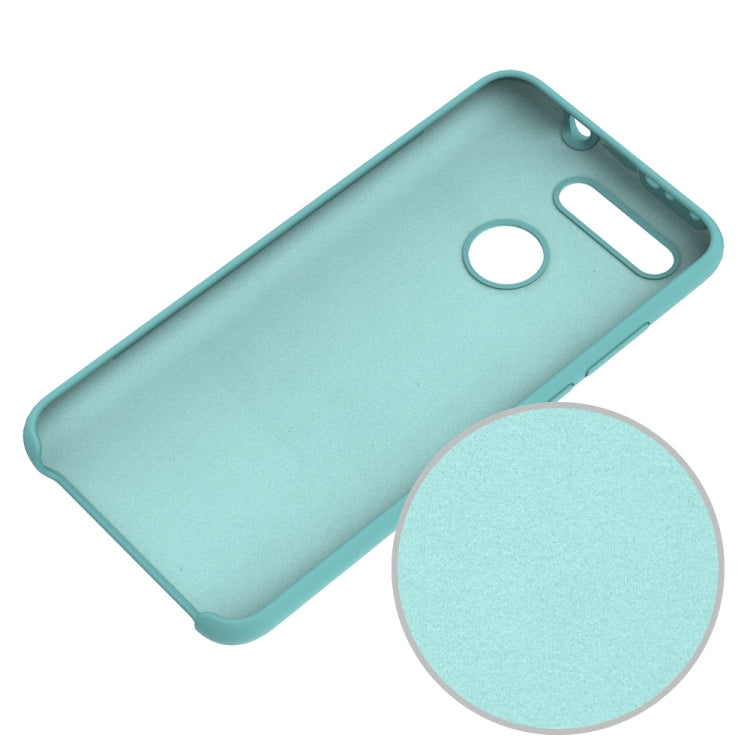 Solid Color Liquid Silicone Dropproof Protective Case for Huawei Honor View 20