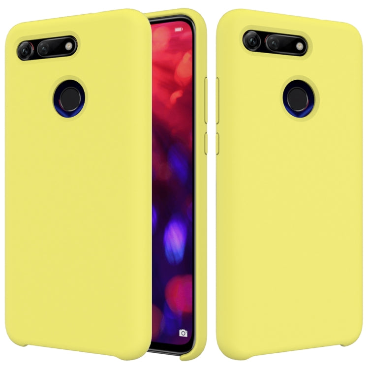 Solid Color Liquid Silicone Dropproof Protective Case for Huawei Honor View 20