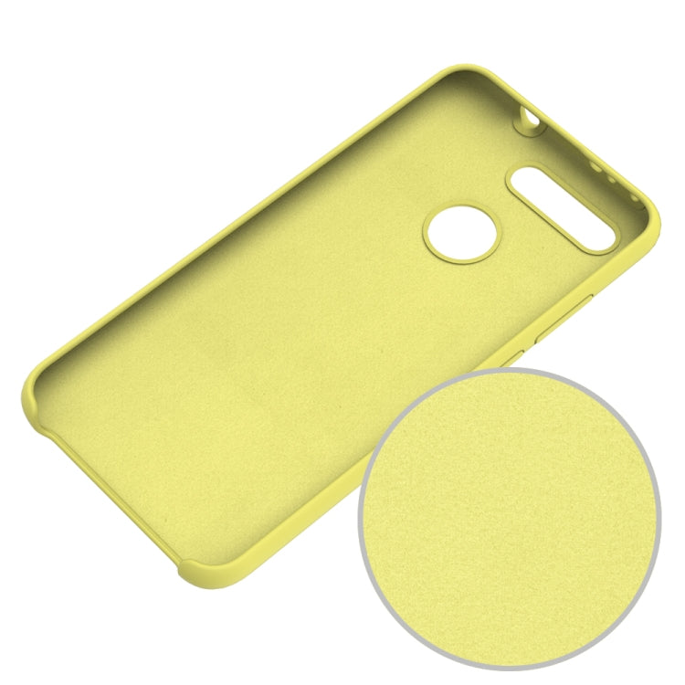 Solid Color Liquid Silicone Dropproof Protective Case for Huawei Honor View 20