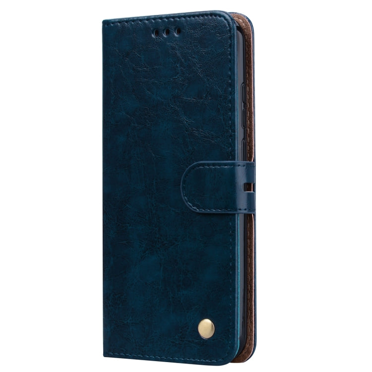 Business Style Oil Wax Texture Horizontal Flip Leather Case for Huawei Y6 (2019) / Honor 8A, with Holder & Card Slots & Wallet
