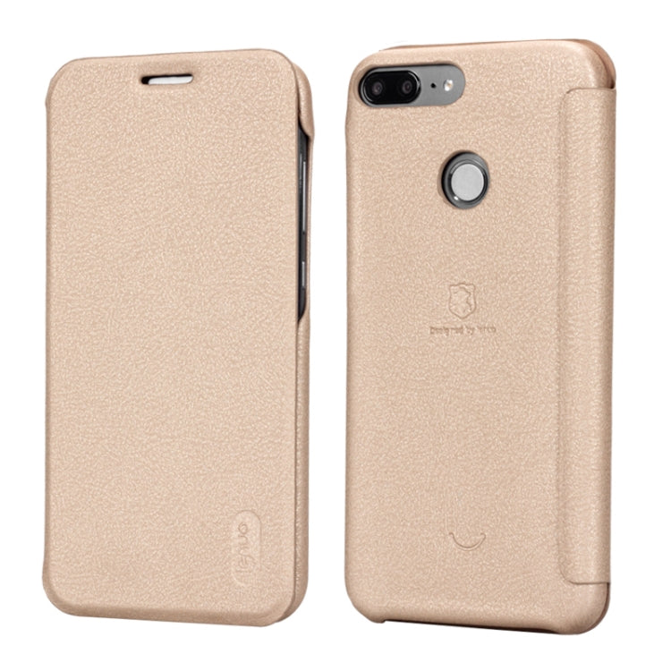 Lenuo for  Ledream Flip Series Huawei Honor 9 Lite PU + PC Horizontal Flip Leather Case with Card Slots