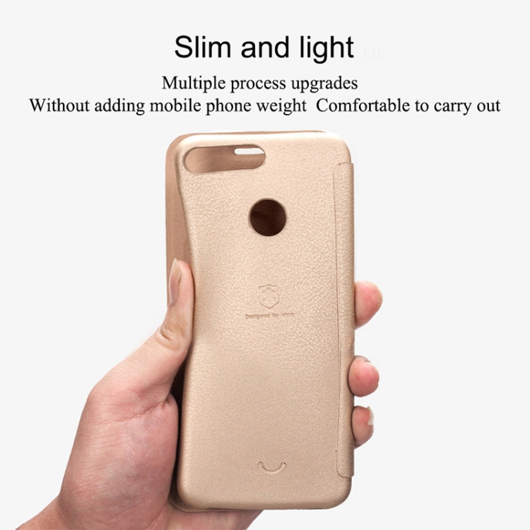 Lenuo for  Ledream Flip Series Huawei Honor 9 Lite PU + PC Horizontal Flip Leather Case with Card Slots