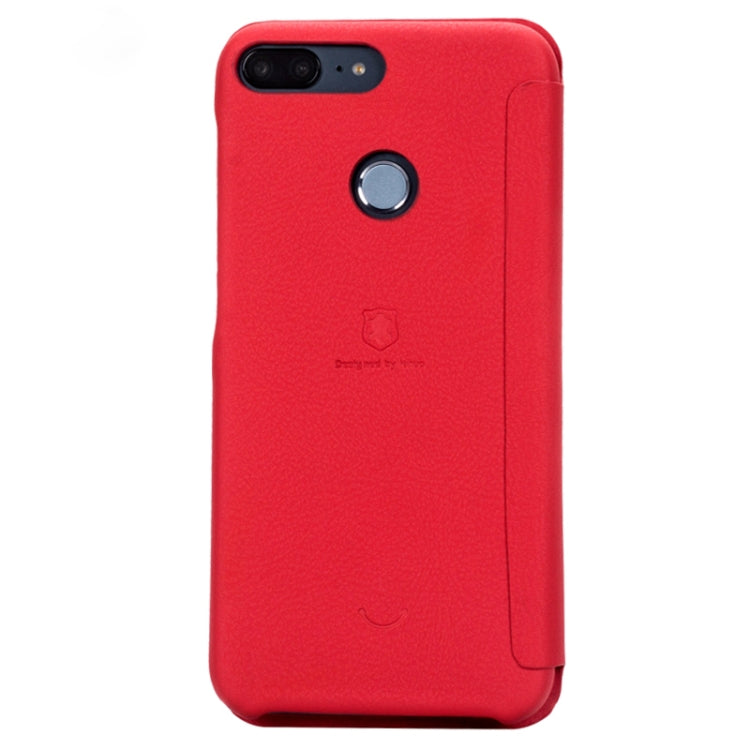 Lenuo for  Ledream Flip Series Huawei Honor 9 Lite PU + PC Horizontal Flip Leather Case with Card Slots