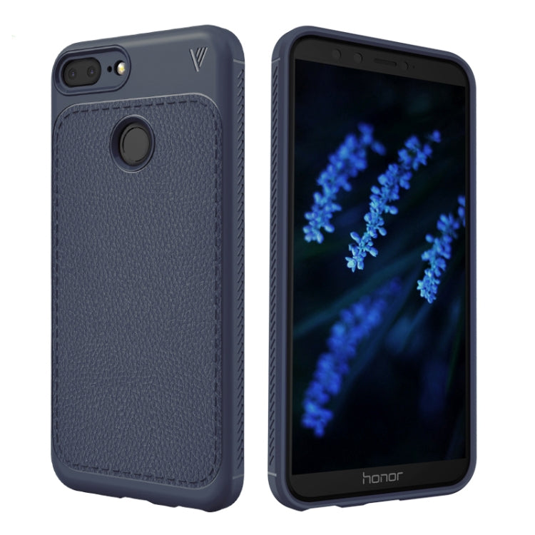 Lenuo for  Leshen Series Huawei Honor 9 Lite TPU Litchi Texture Dropproof Protective Back Cover Case