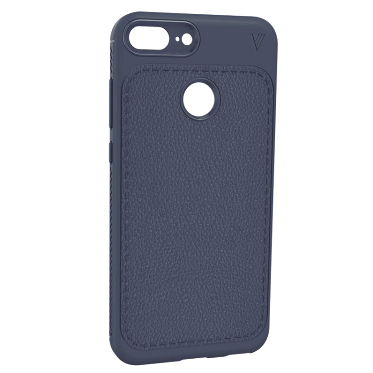 Lenuo for  Leshen Series Huawei Honor 9 Lite TPU Litchi Texture Dropproof Protective Back Cover Case
