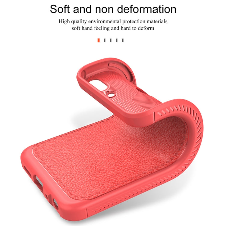 Lenuo for  Leshen Series Huawei Honor 9 Lite TPU Litchi Texture Dropproof Protective Back Cover Case