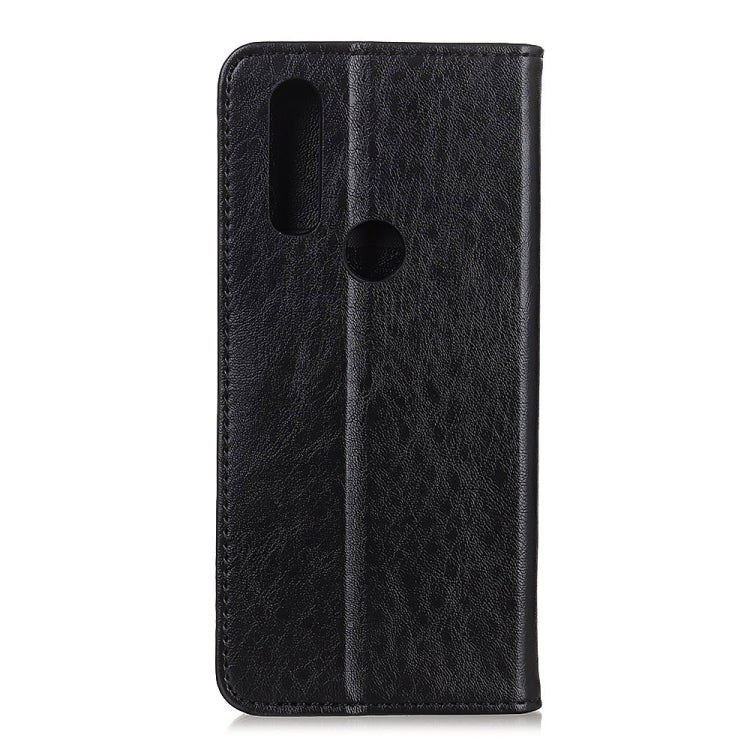 Magnetic Crazy Horse Texture Horizontal Flip Leather Case for Huawei Honor 8C, with Holder & Card Slots & Wallet