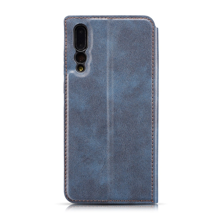 Retro Simple Ultra-thin Magnetic Horizontal Flip Leather Case for Huawei P20 Pro, with Holder & Card Slots & Lanyard