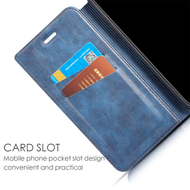 Retro Simple Ultra-thin Magnetic Horizontal Flip Leather Case for Huawei P20 Pro, with Holder & Card Slots & Lanyard