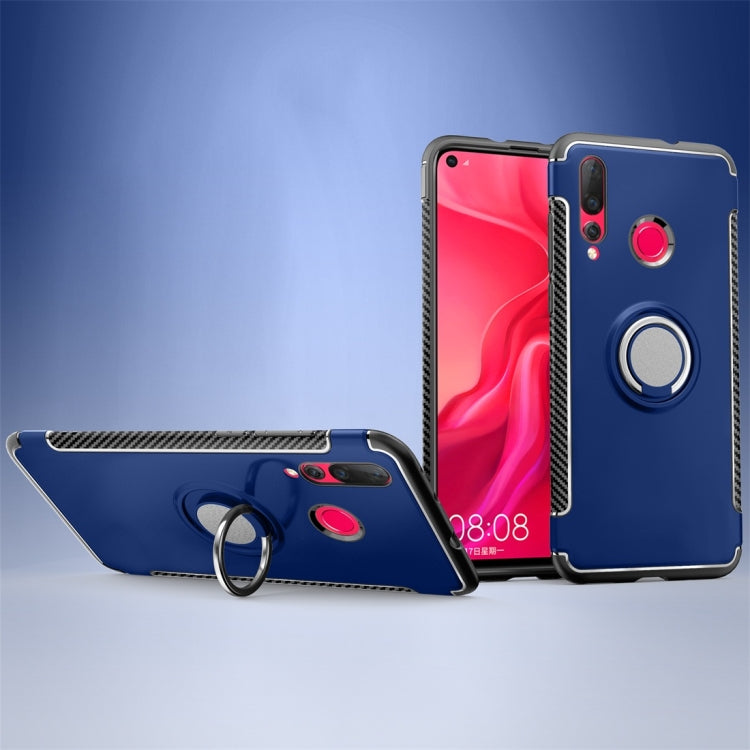 Magnetic 360 Degree Rotation Ring Holder Armor Protective Case for Huawei Nova 4