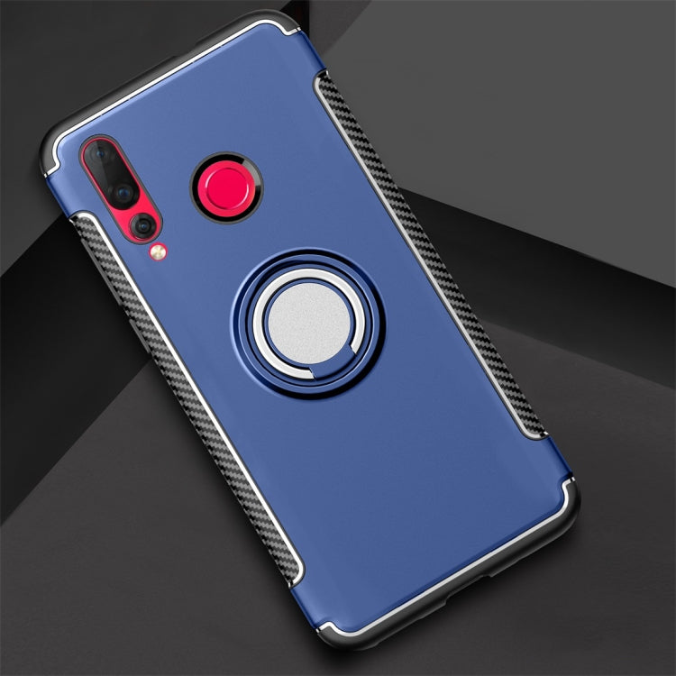 Magnetic 360 Degree Rotation Ring Holder Armor Protective Case for Huawei Nova 4