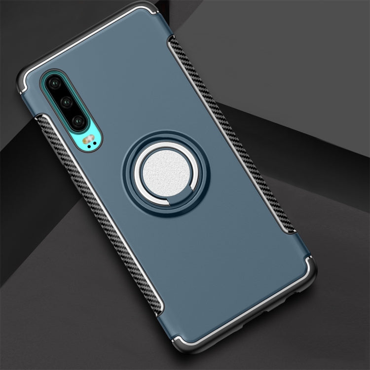 Magnetic 360 Degree Rotation Ring Holder Armor Protective Case for Huawei P30