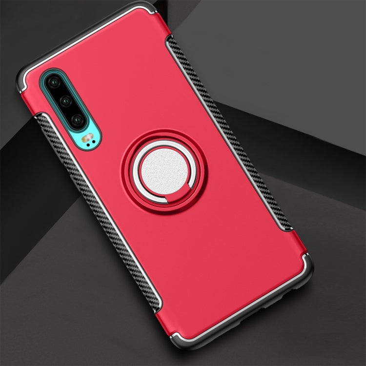 Magnetic 360 Degree Rotation Ring Holder Armor Protective Case for Huawei P30