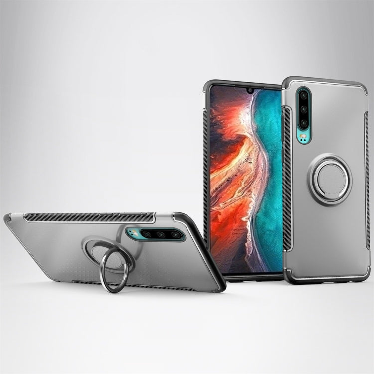 Magnetic 360 Degree Rotation Ring Holder Armor Protective Case for Huawei P30