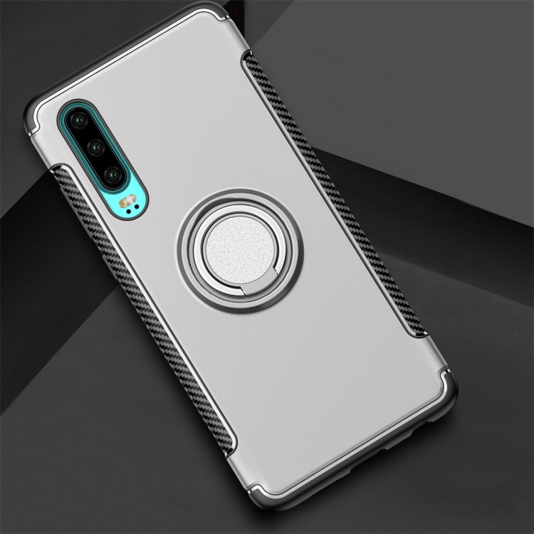Magnetic 360 Degree Rotation Ring Holder Armor Protective Case for Huawei P30