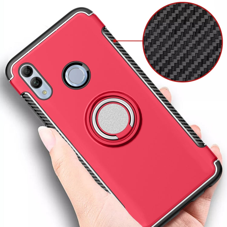 Magnetic 360 Degree Rotation Ring Holder Armor Protective Case for Huawei Honor 10 Lite